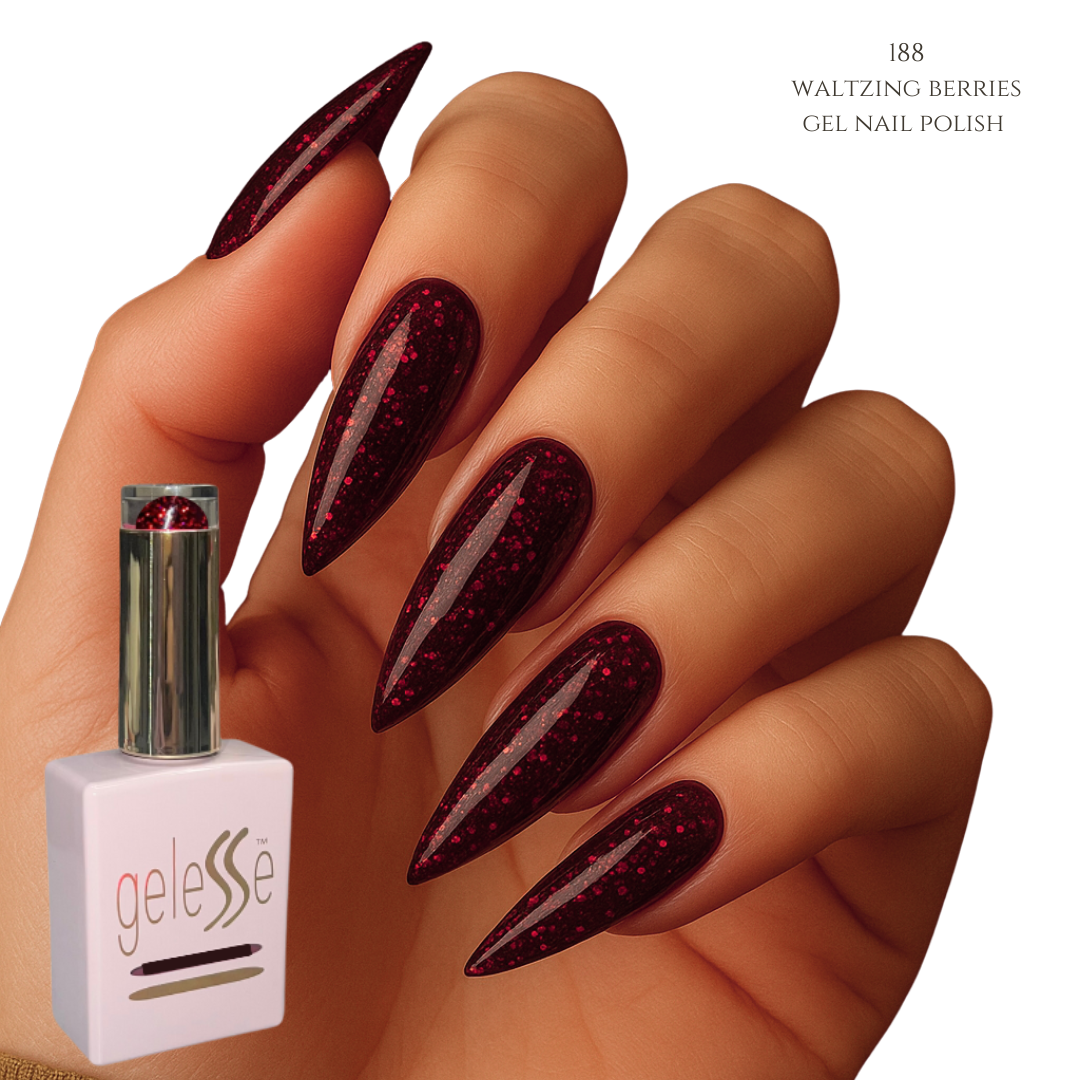 Waltzing Berries gel nail polish 188 by geleSSe