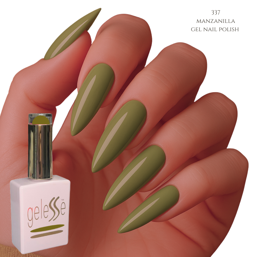 Manzanilla gel nail polish 337 by geleSSe Nails.